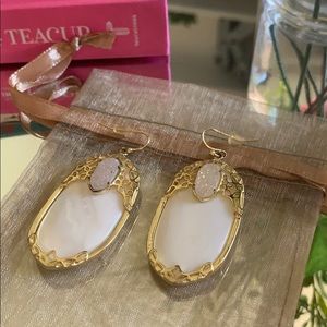 Kendra Scott two tone earrings